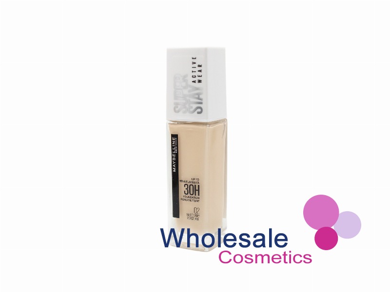 6 x Maybelline SuperStay Active Wear 30Hr Foundation - 02 NAKED IVORY